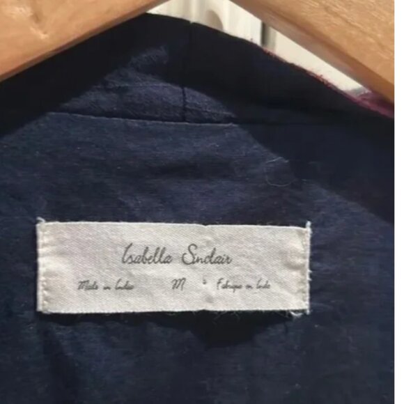 Anthropologie Isabela Sinclair plaid fit to flare dress medium - Picture 4 of 5